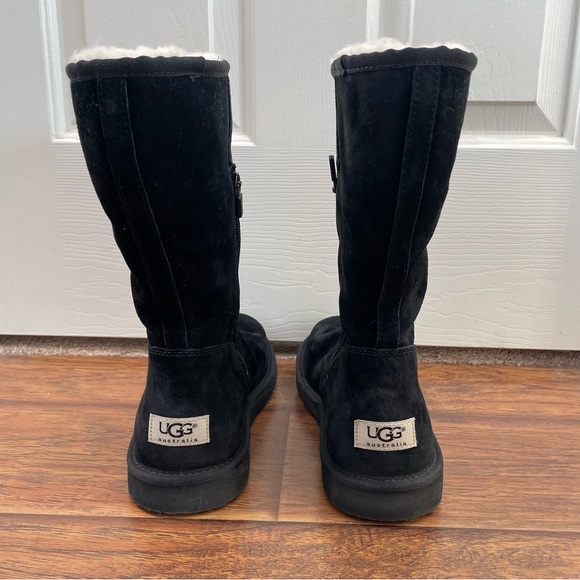 Black UGG Boots with Zipper - Picture 3 of 7